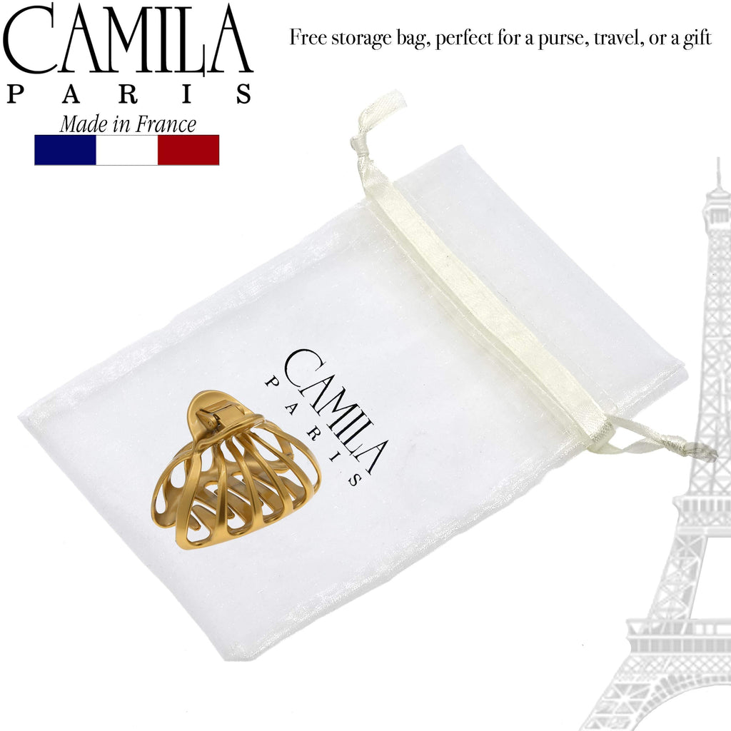 Camila Paris CP3052 2PK French Octopus Hair Clips – Strong Hold for Thick Hair, Made in France