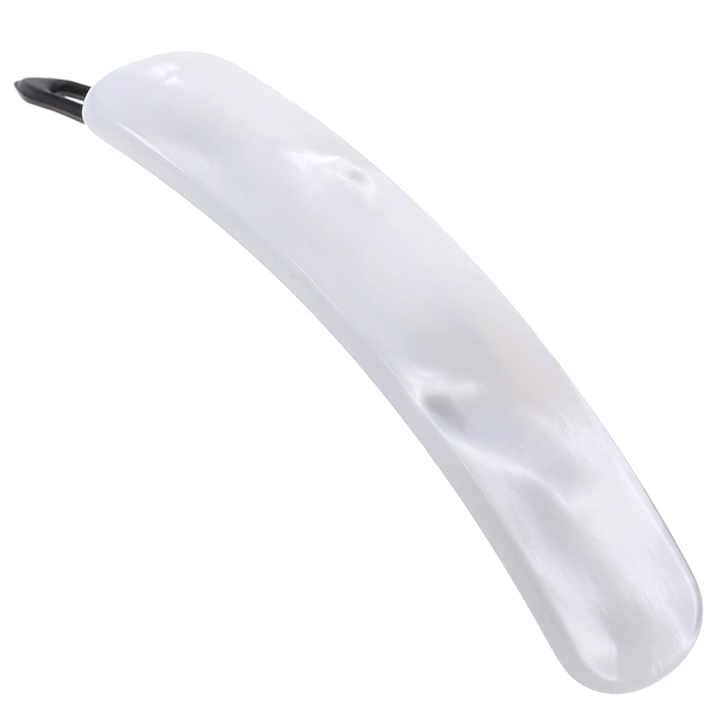 Camila Paris CP3361 French Hair Barrette Clip – Handmade White, Metal-Free Closure, Strong Hold