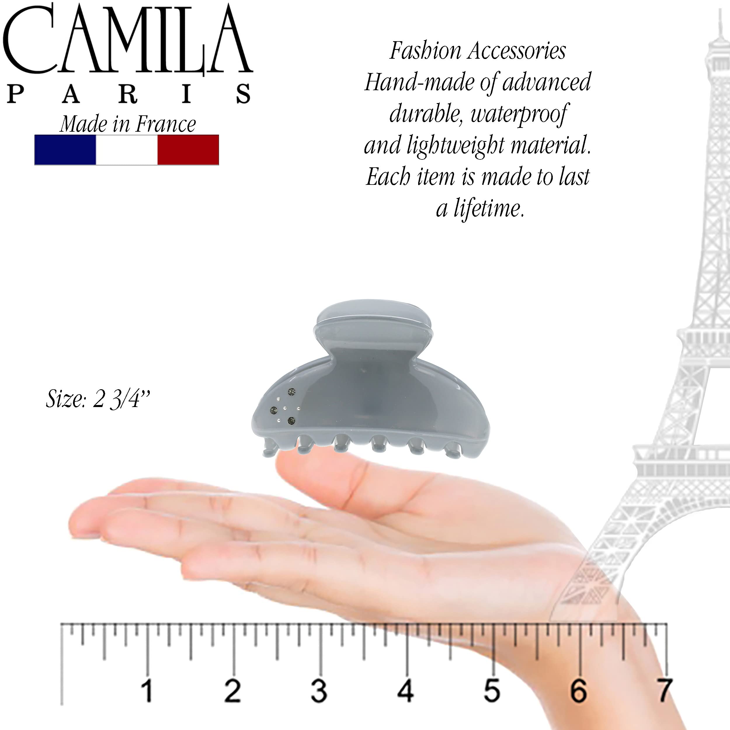 Camila Paris CP3427 French Hair Clip – Strong Hold, No Slip, Made in France