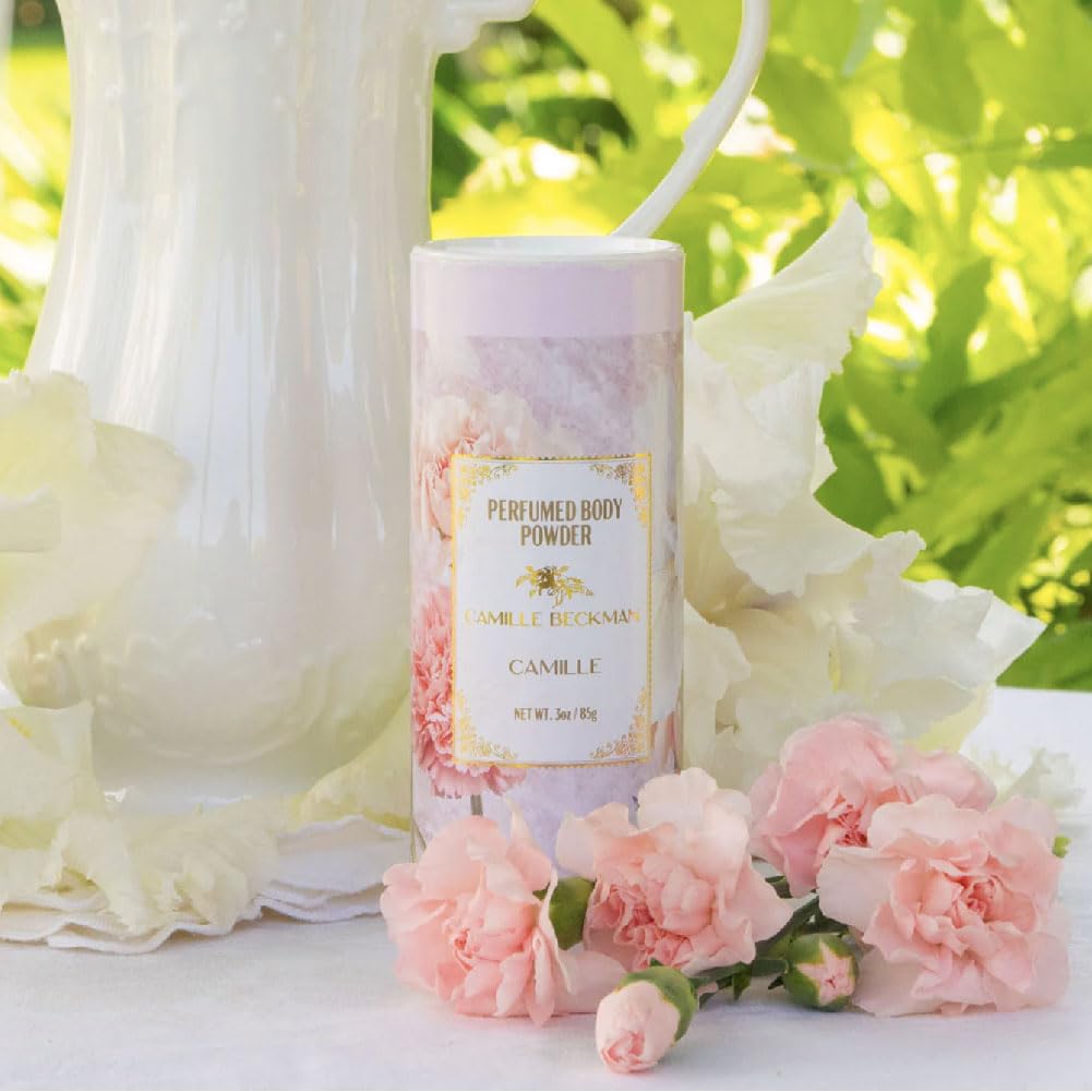 Camille Beckman Scented Talc-Free Body Powder (3 oz) – Perfumed Dusting Powder by Camille Beckman