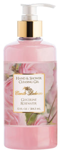 Camille Beckman Hand & Shower Cleansing Gel with Glycerine Rosewater - 13 oz