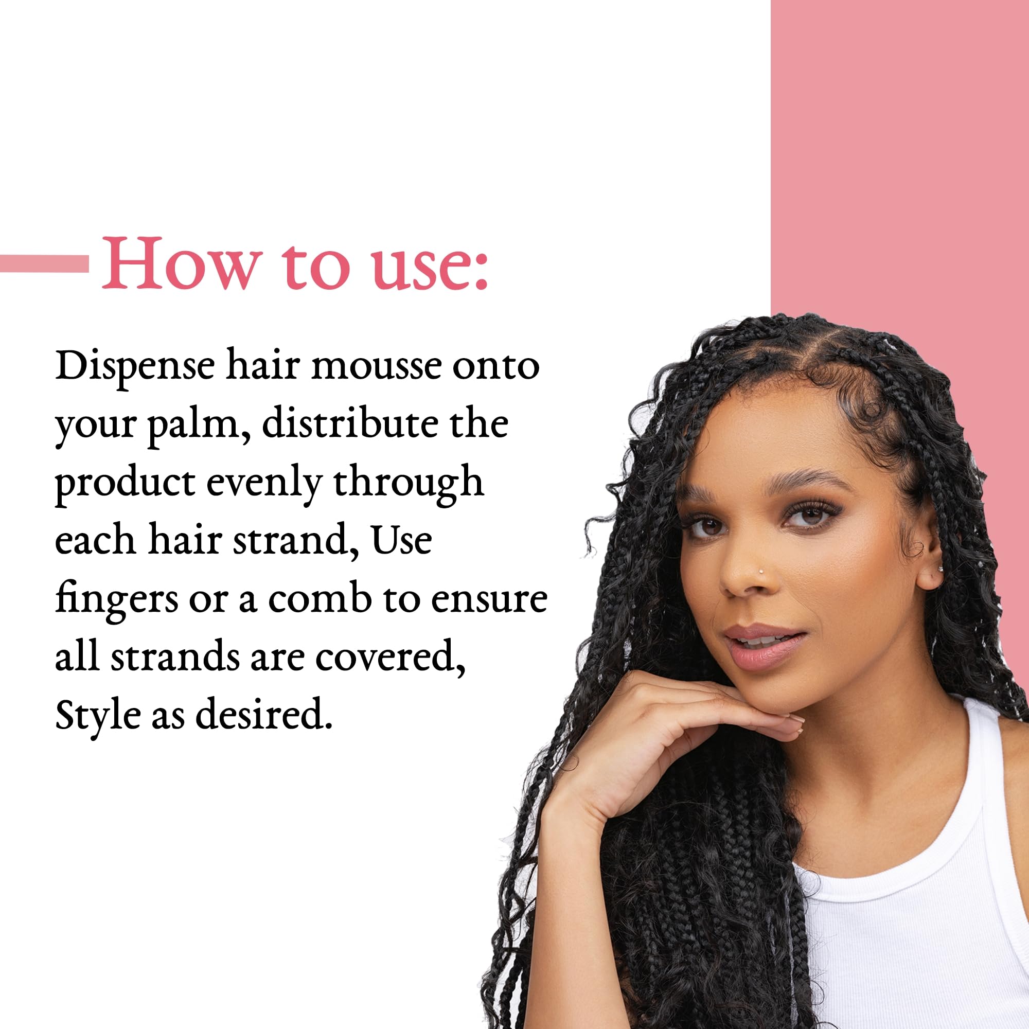 Camille Rose Mint Condition Style & Set Foam – Sea Moss & Aloe Vera Hair Mousse, Curl Definition, Volumizing & Frizz Control | 8 oz