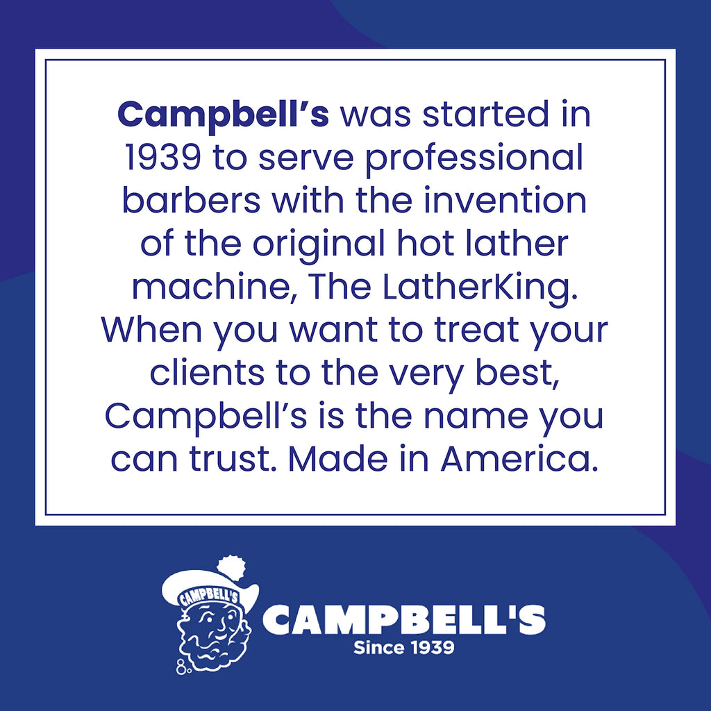 Campbell's Pre-Mixed Shave Cream 64oz | Barbershop-Quality Lather for LatherKing