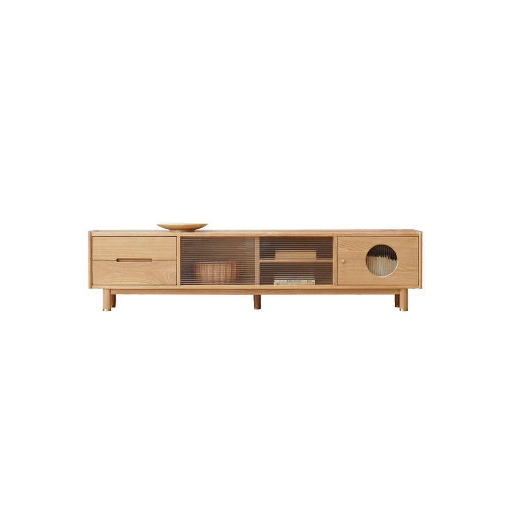 Canaz TV Stand, Ash Wood