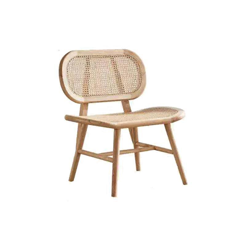 Penny Cane Rattan Bench, Oak
