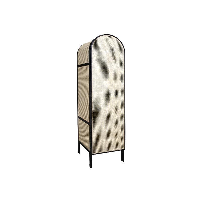 Melisa Rattan Wardrobe, Oak, Solid Wood