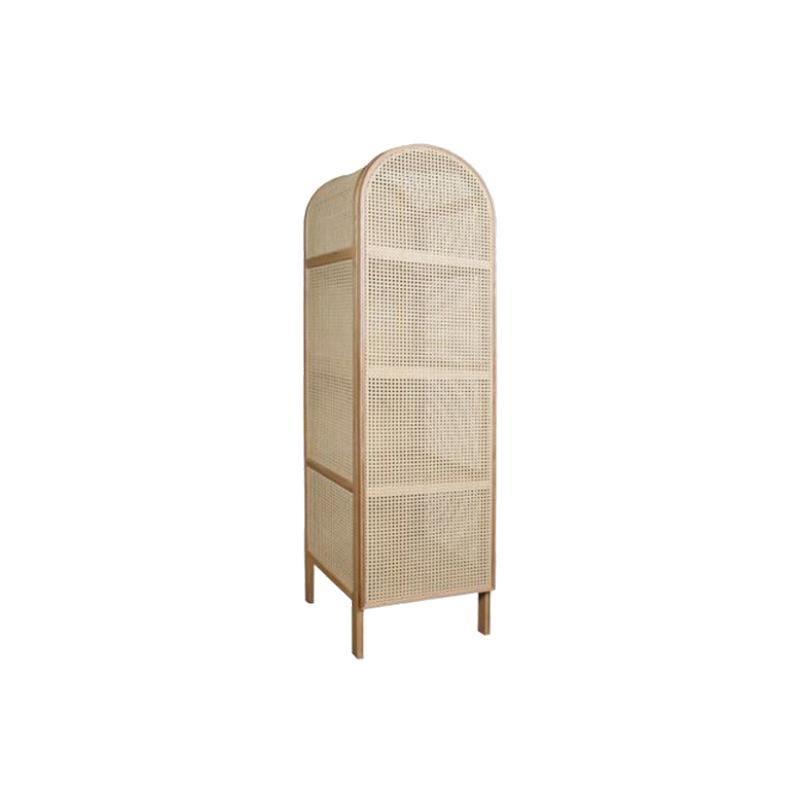 Melisa Rattan Wardrobe, Oak, Solid Wood