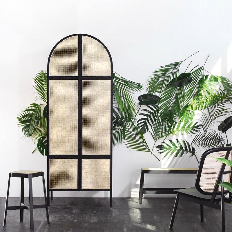 Melisa Rattan Wardrobe, Oak, Solid Wood