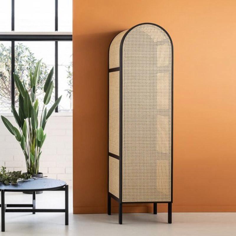 Melisa Rattan Wardrobe, Oak, Solid Wood