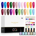 CANNI CC1 30Pcs Gel Nail Polish Set – 9ml Bottles, 30 Colors, HEMA-Free, Soak Off