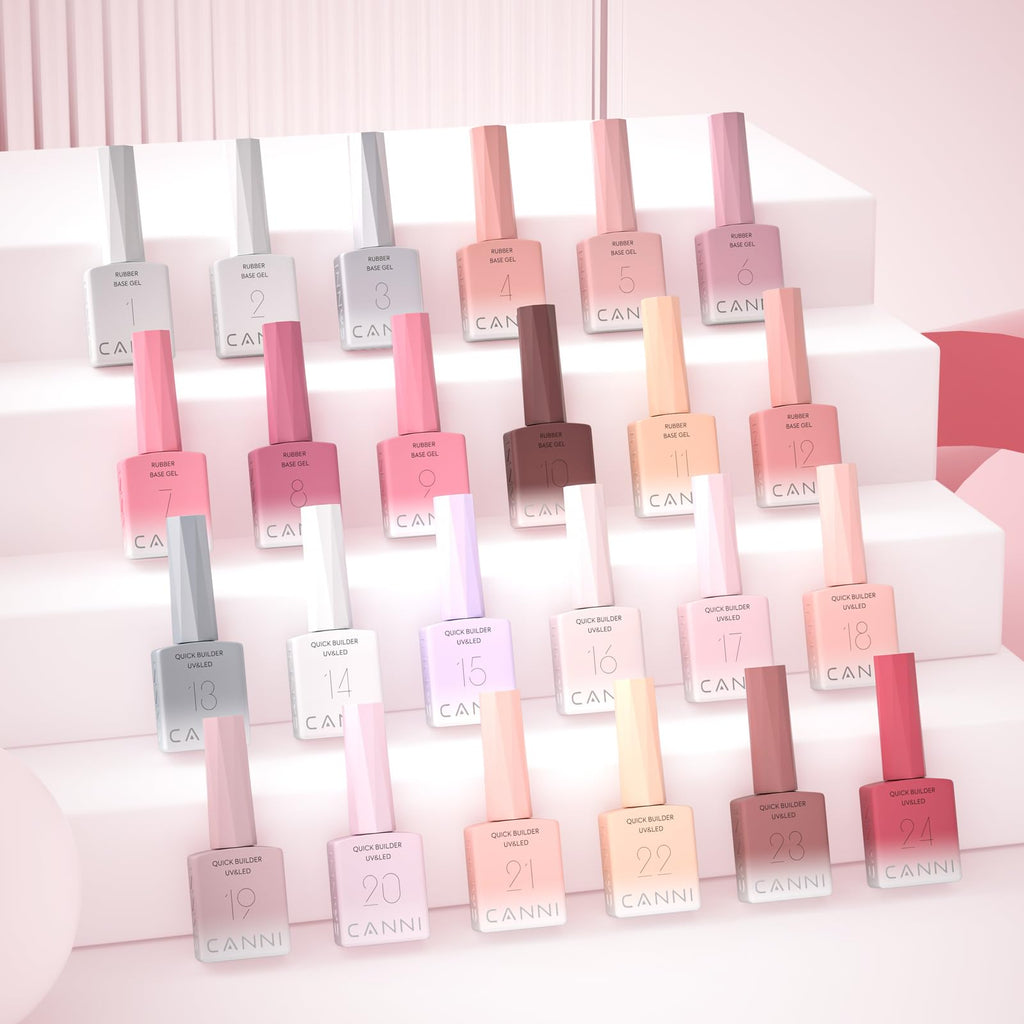 CANNI CF1 Gel Nail Polish Set - 30 Pcs, 9ml, Soak-Off, HEMA-Free for Home Manicures