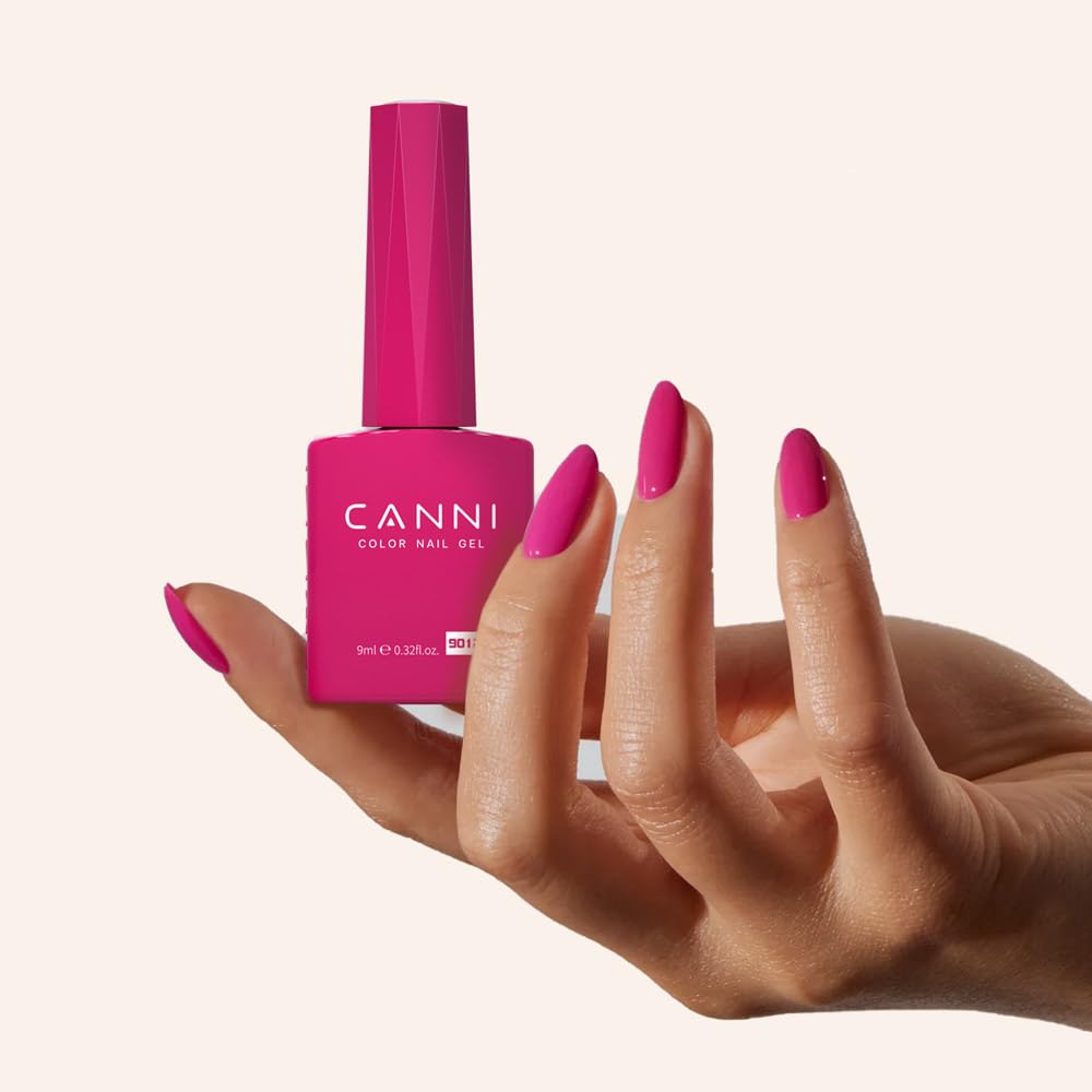 CANNI 9ml Hema-Free Gel Nail Polish Set – 6Pcs Light Pink Kit