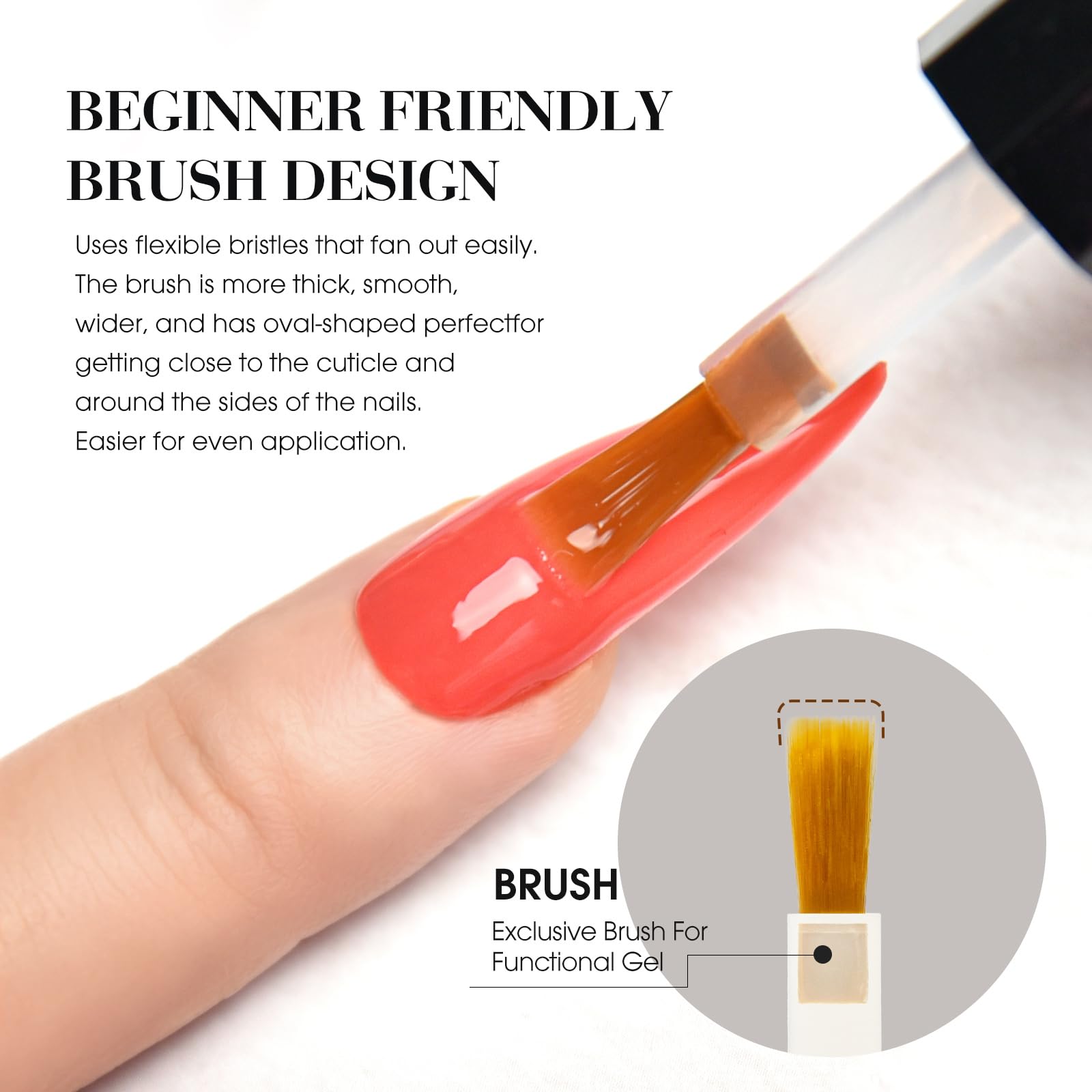 CANNI 6 Colors 9ml Hema-Free Pink Gel Nail Polish Set | Soak Off LED Kit