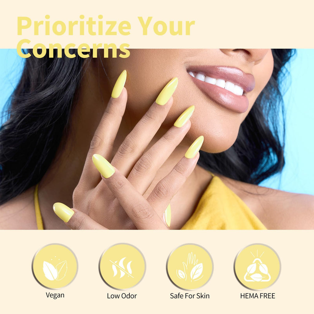 CANNI 6-Color Hema-Free Gel Nail Polish Set • 9 ml • At-Home Manicures