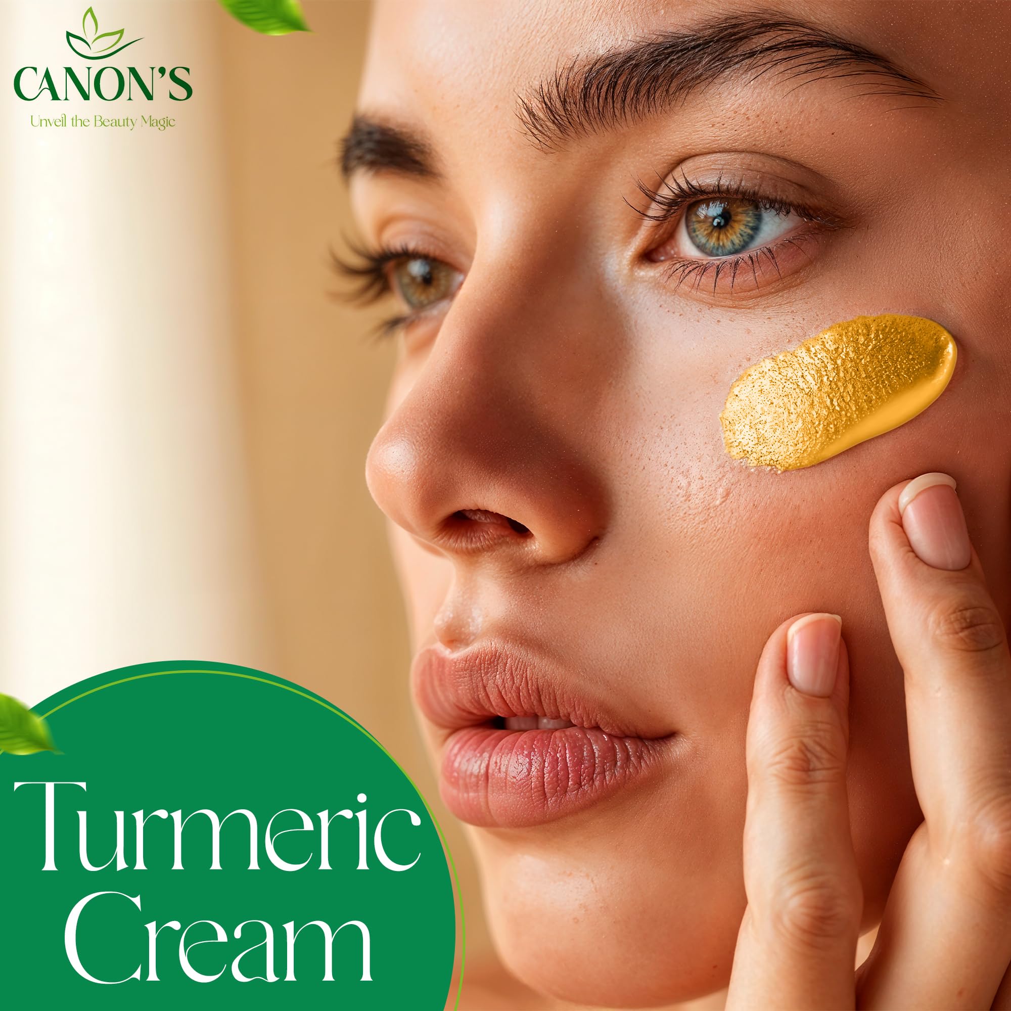 Canon’s Beauty Collection Lightweight Vitamin C Turmeric Face Cream – Daily Hydration Moisturizer (1.76 fl oz)