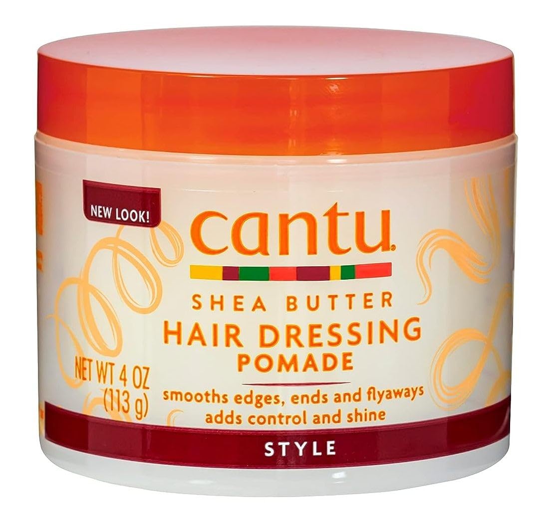 Cantu Shea Butter Hair Dressing Pomade 4 oz Jar (118 ml) – 3 Pack