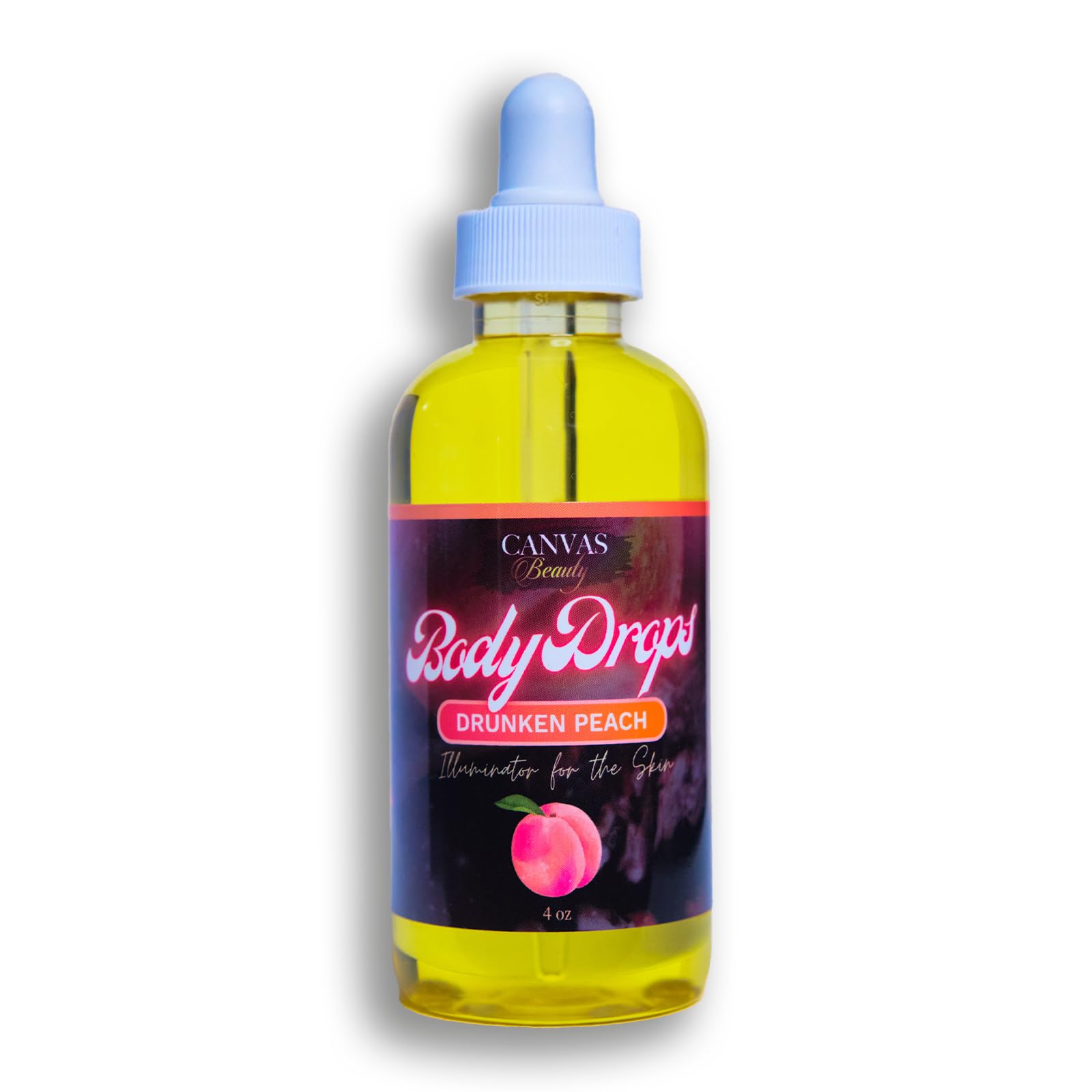 Canvas Beauty Body Drops Drunken Peach | Coconut & Jojoba Oils