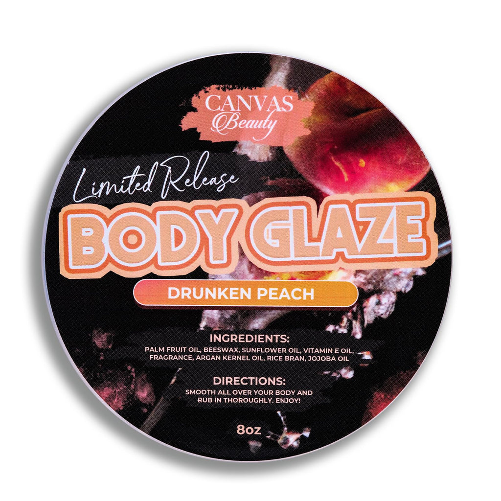 Canvas Beauty Body Glaze Drunken Peach – Non-Greasy Moisturizing Body Butter