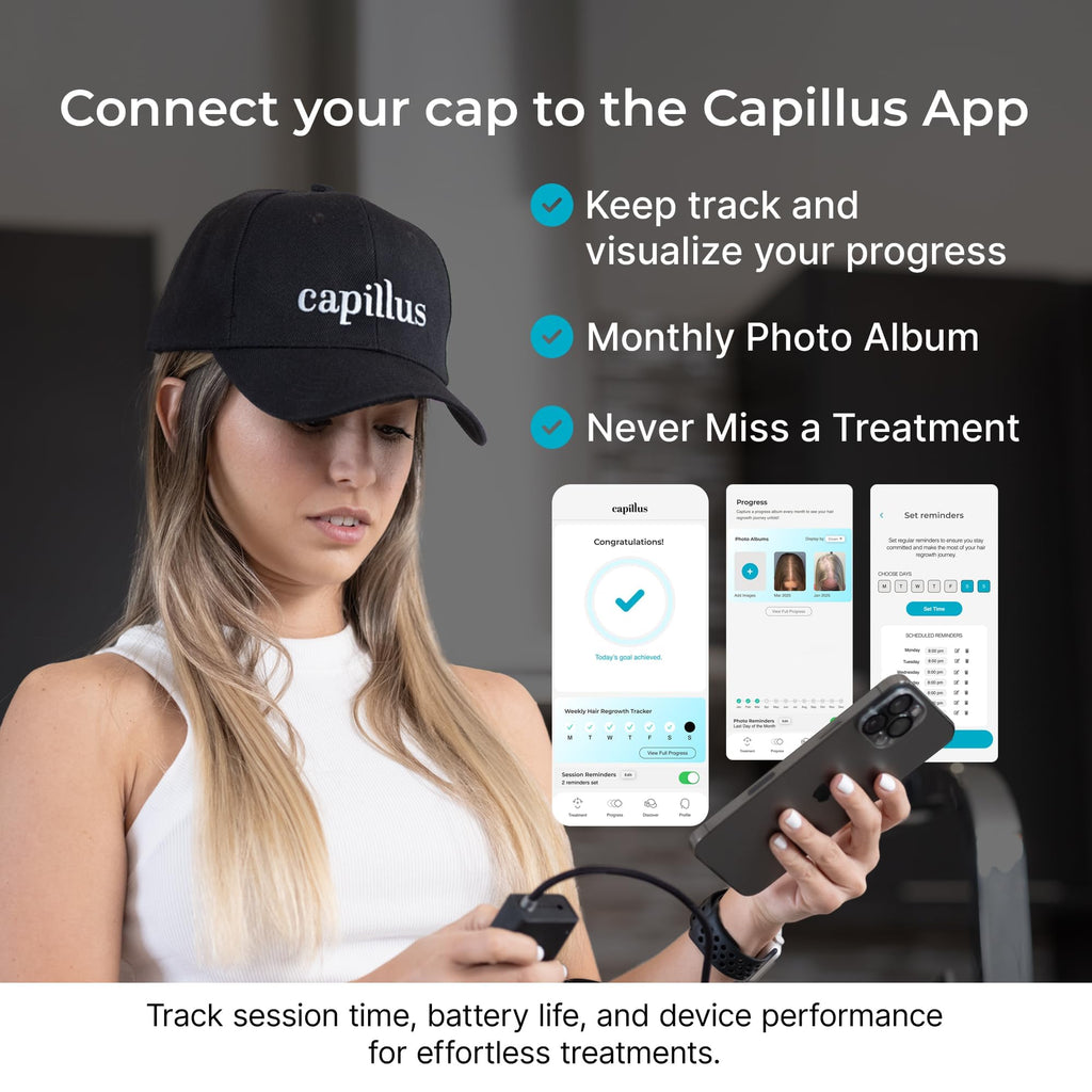 Capillus Pro S1 Red Light Therapy Cap for Hair Growth | FDA-Cleared LLLT