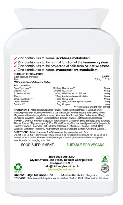 CapryBio Gastrointestinal Complex | Gut Health Supplement UK