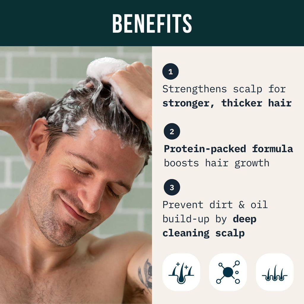 CARDON Hair Growth Set – Strengthening Shampoo & Conditioner for Men | Korean Haircare for Healthy Scalp