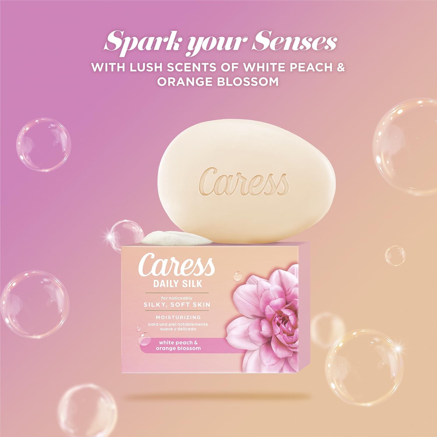 Caress Body Wash 2-Pack + Bar Soap – Daily Silk Bundle for Silky Soft Skin