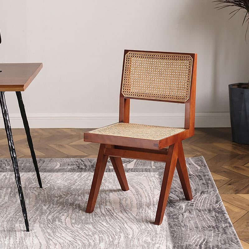 Caribbean Rattan Dining Chair, Oak