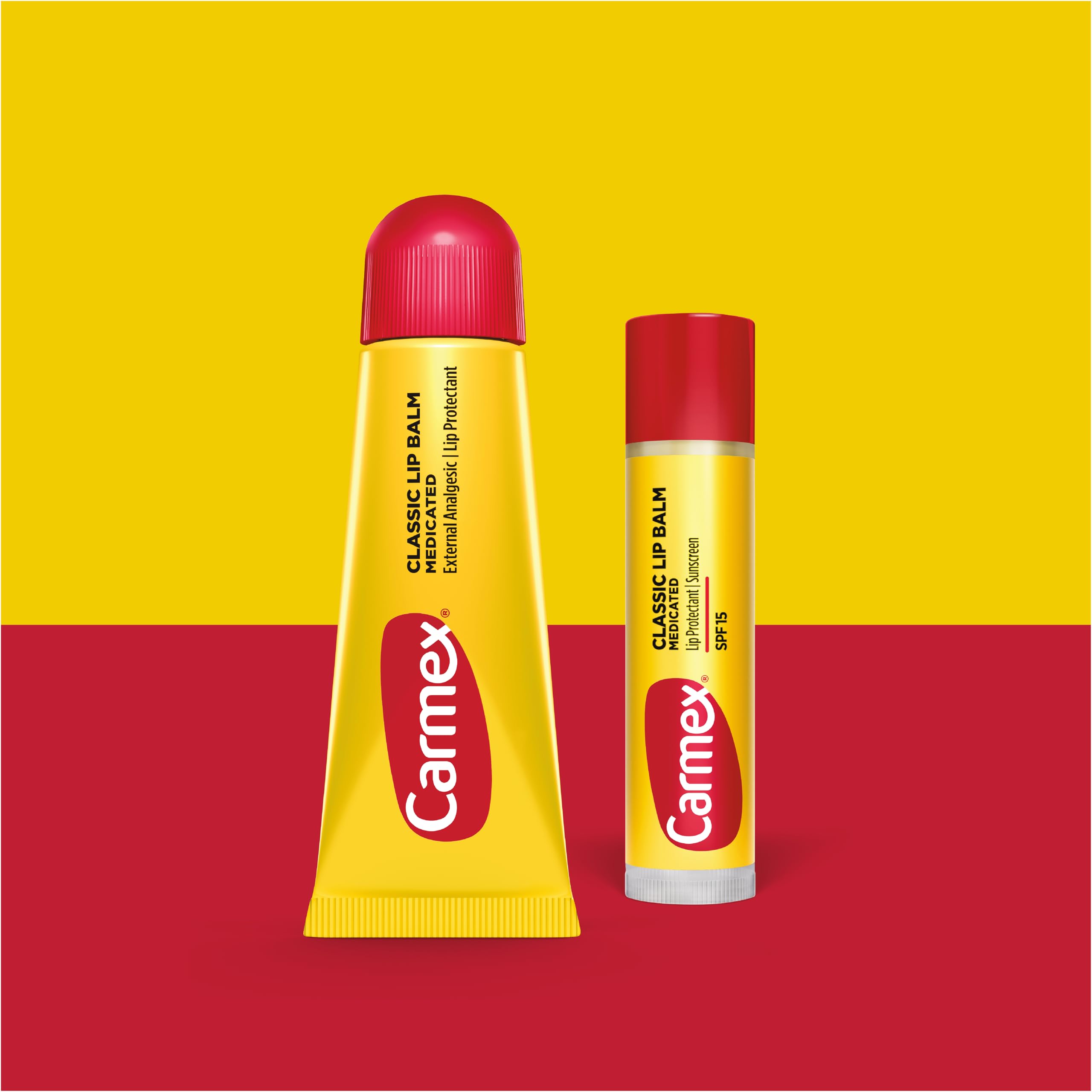 Carmex Classic Medicated Lip Balm Pack – 9-Count Variety (2 Tubes, 7 Sticks)