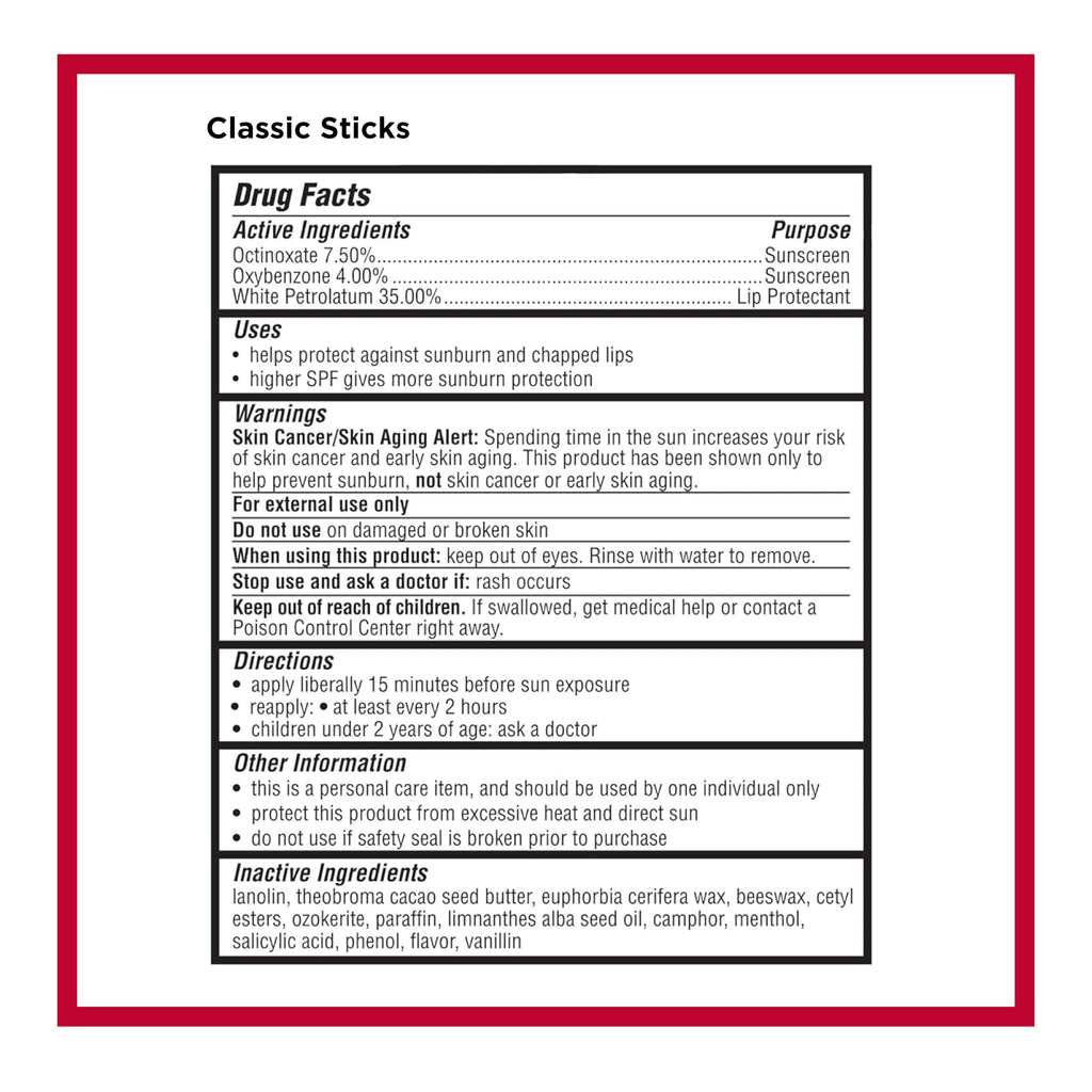 Carmex Classic Medicated Lip Balm Pack – 9-Count Variety (2 Tubes, 7 Sticks)