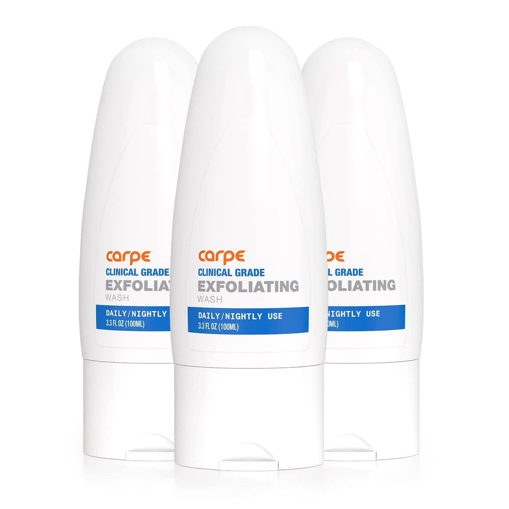 Carpe Exfoliating Underarm Scrub – Odor Protection & Mint Freshness (3 Pack)