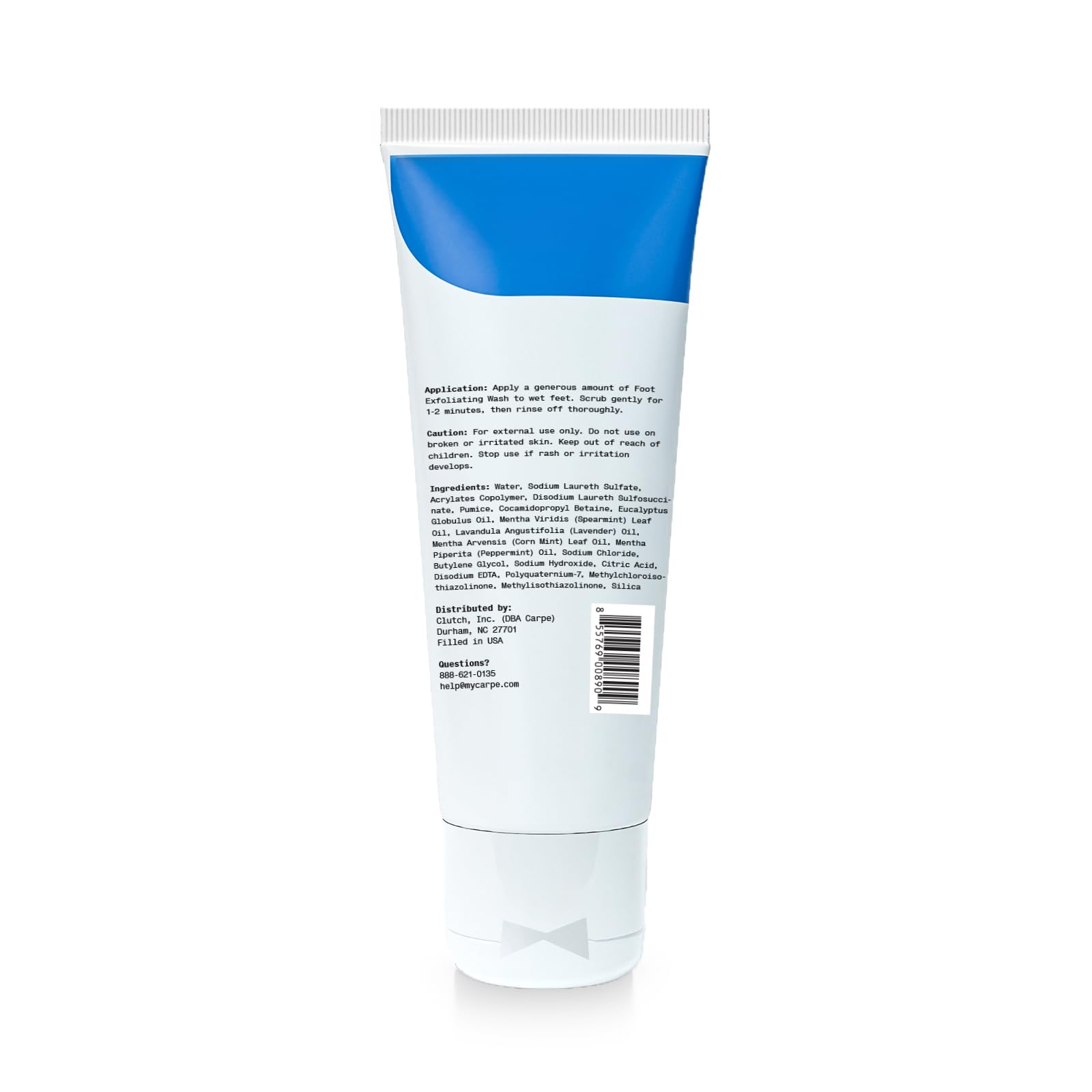 Carpe Exfoliating Foot Scrub – Odor Protection & Minty Fresh Feet