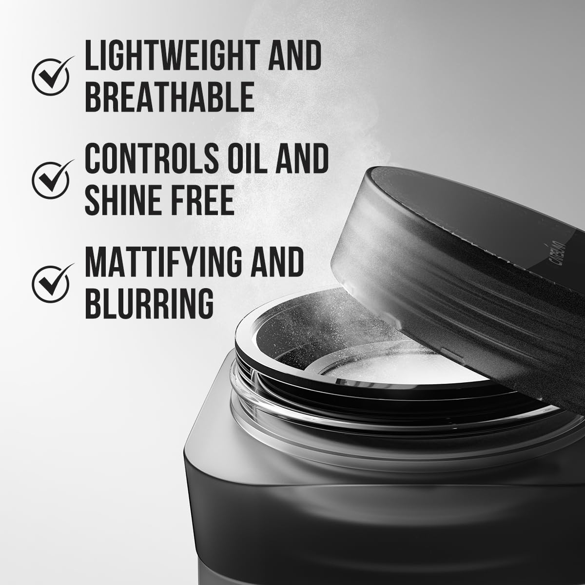 CARSLAN 1.0 Soft Focus Loose Setting Powder – Waterproof, Oil Control, Talc-Free (01 Blue Purple)