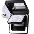 CARSLAN 2.0 Black Magnet Soft Focus Powder | 24H Oil Control, Waterproof Translucent Setting Powder, 0.28 oz, Shade 01 Blue Purple