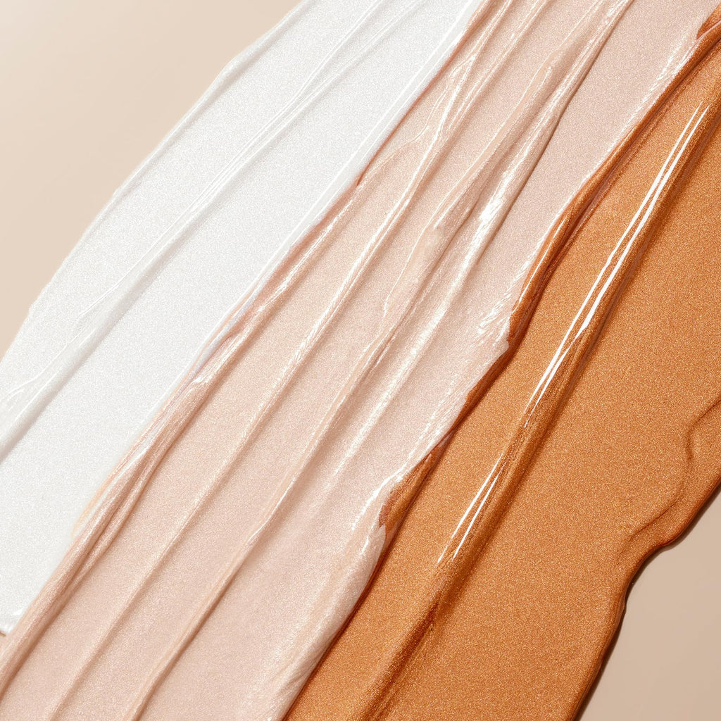 CARSLAN 3D Liquid Highlighter – Dewy Glow, Lightweight Illuminator (Silver Crystal)