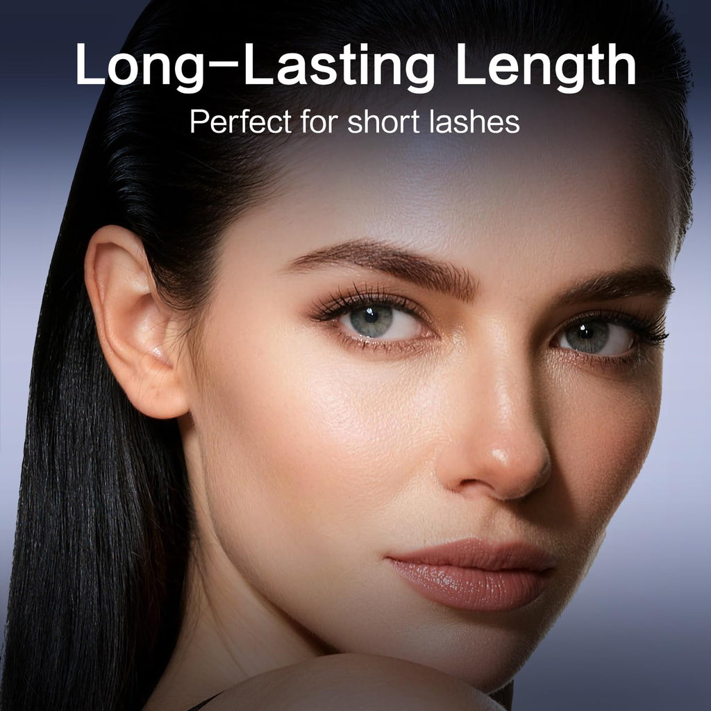 CARSLAN Double Extension Curling Mascara – Dual Brush for Lengthening & Curling, Smudge-Proof All-Day Wear