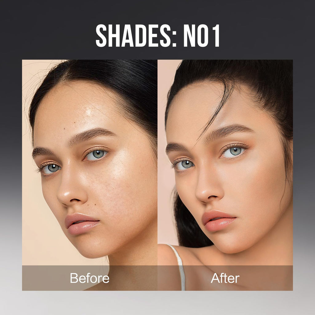 CARSLAN Black Magnet Liquid Foundation – 24H Matte, Waterproof, Buildable Coverage (30ml)