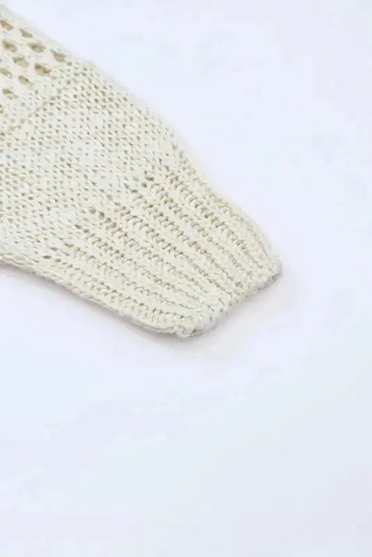 Hollowed Knit Dolman Sleeve Cardigan Women UK