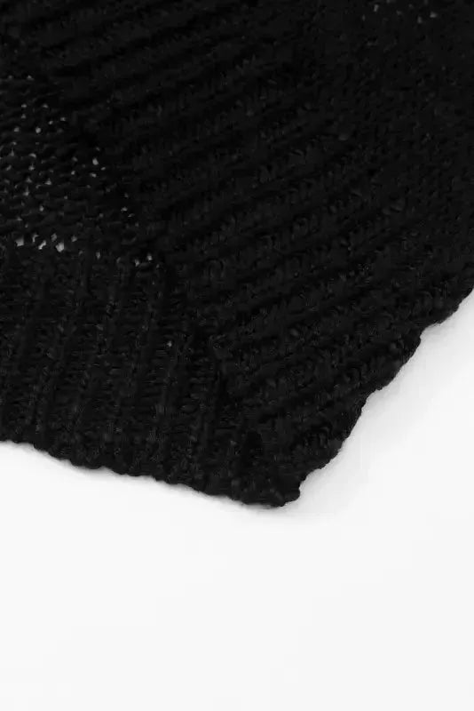 Hollowed Knit Dolman Sleeve Cardigan Women UK