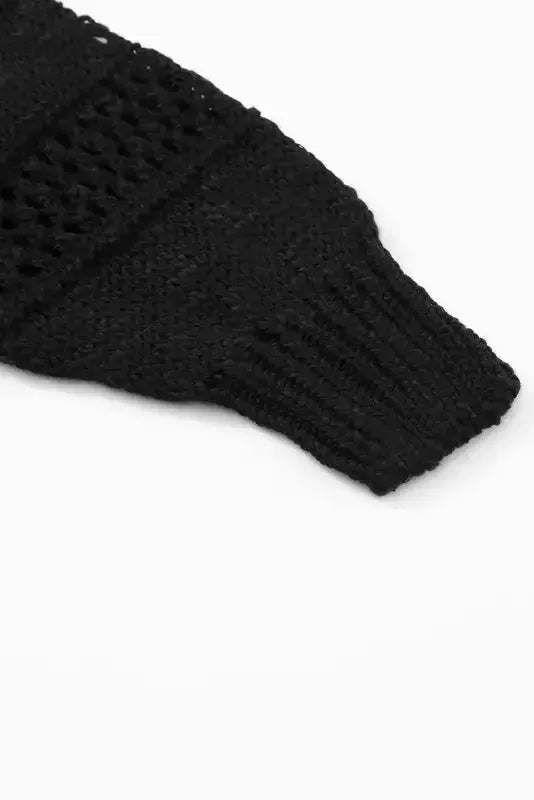 Hollowed Knit Dolman Sleeve Cardigan Women UK