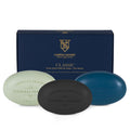 Caswell-Massey Men’s Bar Soap Gift Set – Newport, Oaire & Greenbriar | Triple-Milled, Plant-Based, Made in USA