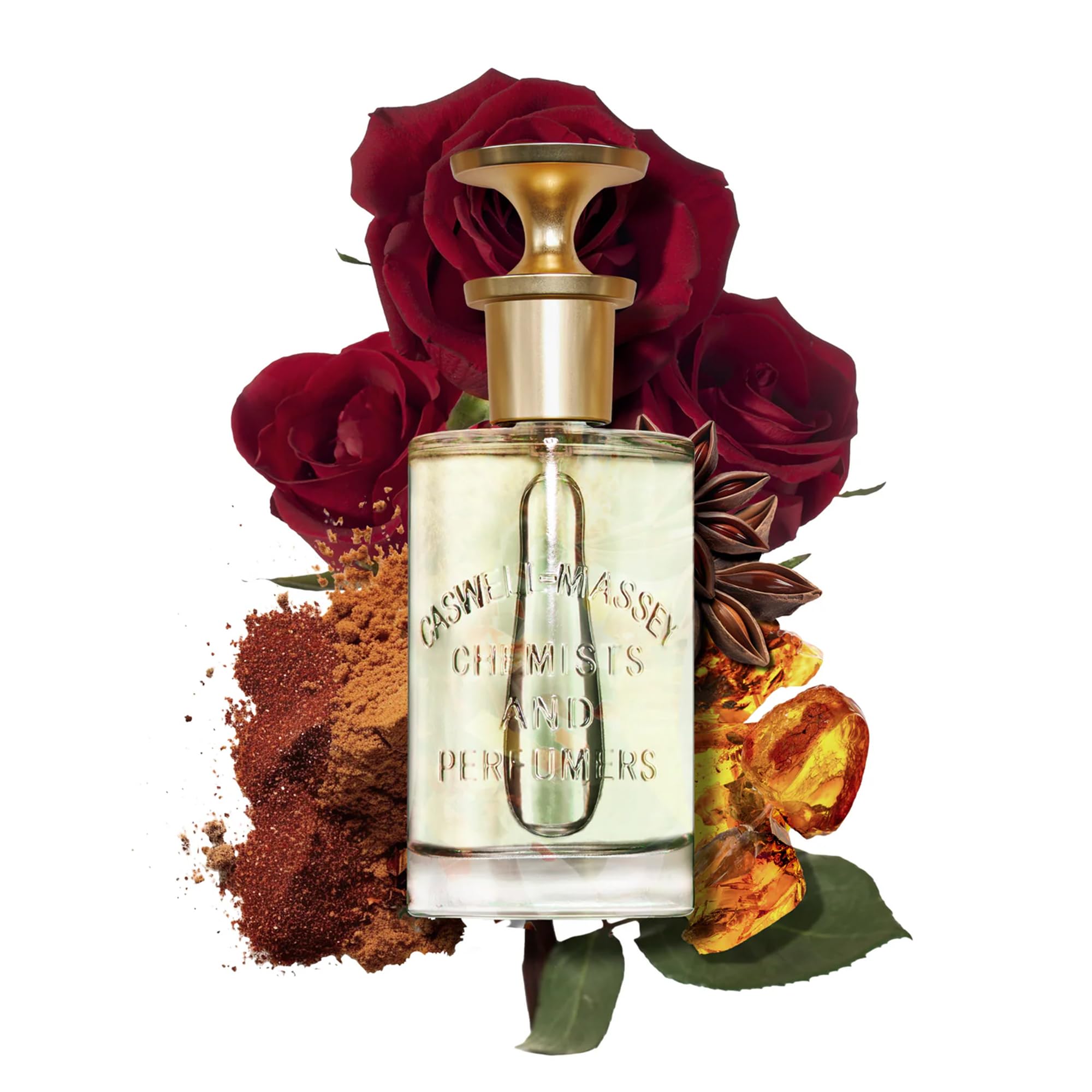 Caswell-Massey RÒS Eau de Parfum – Modern Floral Masculine Fragrance with Rose & Dark Amber, 3.4 fl oz