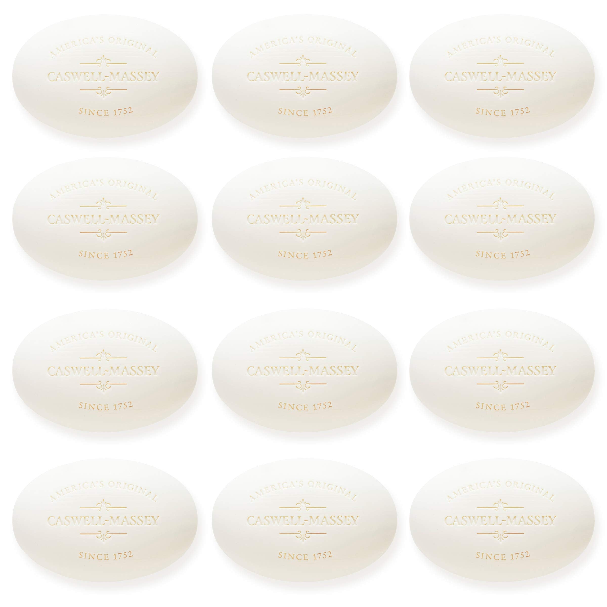 Caswell-Massey Almond Natural Bar Soap Gift Set | Triple-Milled Moisturizing Soap, Plant-Based, USA Made