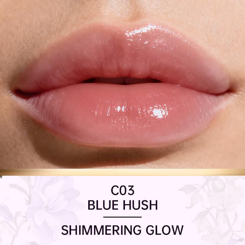 Catkin Tinted Lip Balm with Colorful Serum Core – 2-in-1 Lip Care Gloss (Citrus Tea) 2-pack