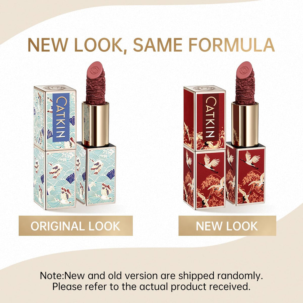 Catkin Moist Lipstick – Hydrating Matte Lip Color with Vitamin E & Avocado Oil (168)