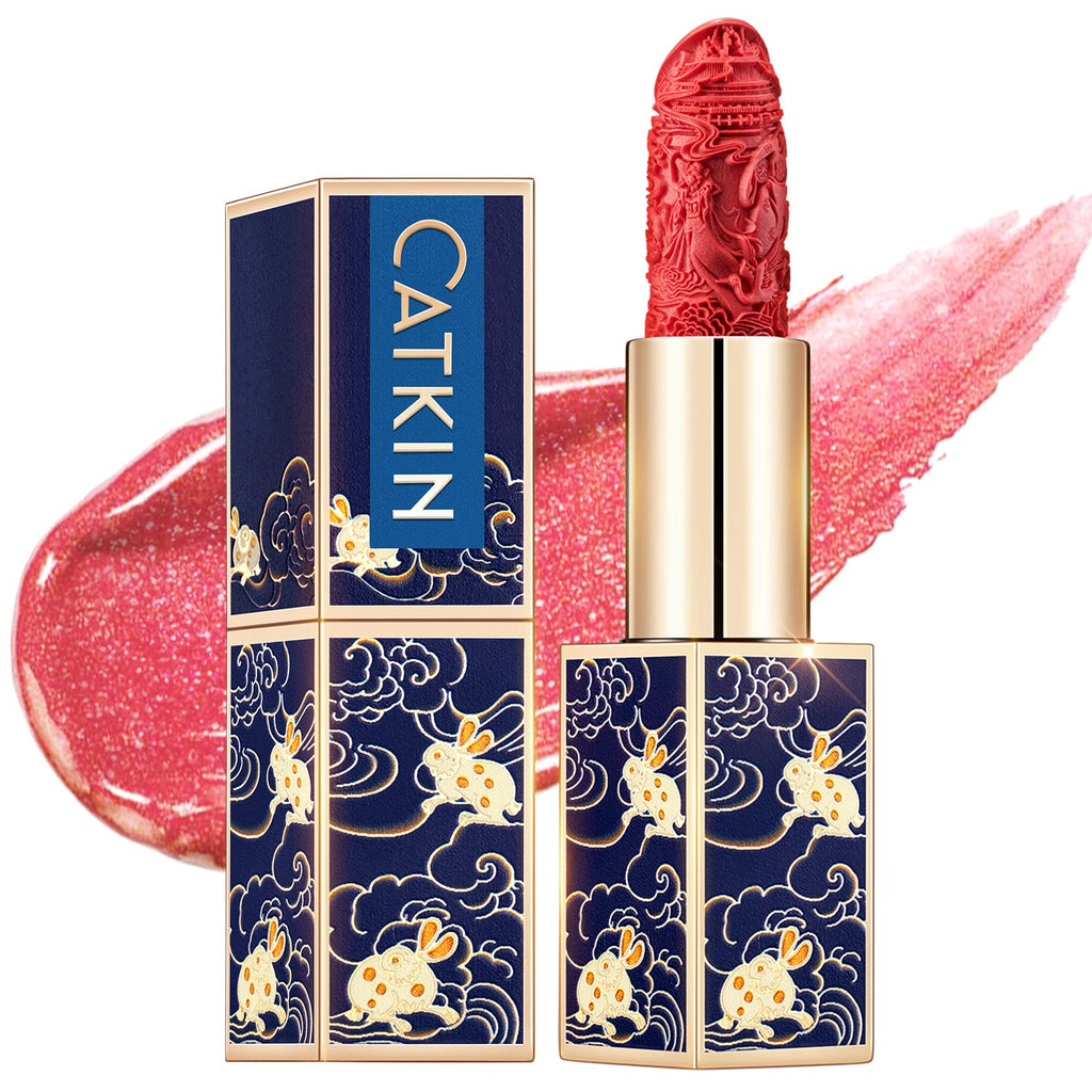 Catkin Moist Lipstick – Hydrating High-Impact Color with Vitamin E & Meadowfoam Oil