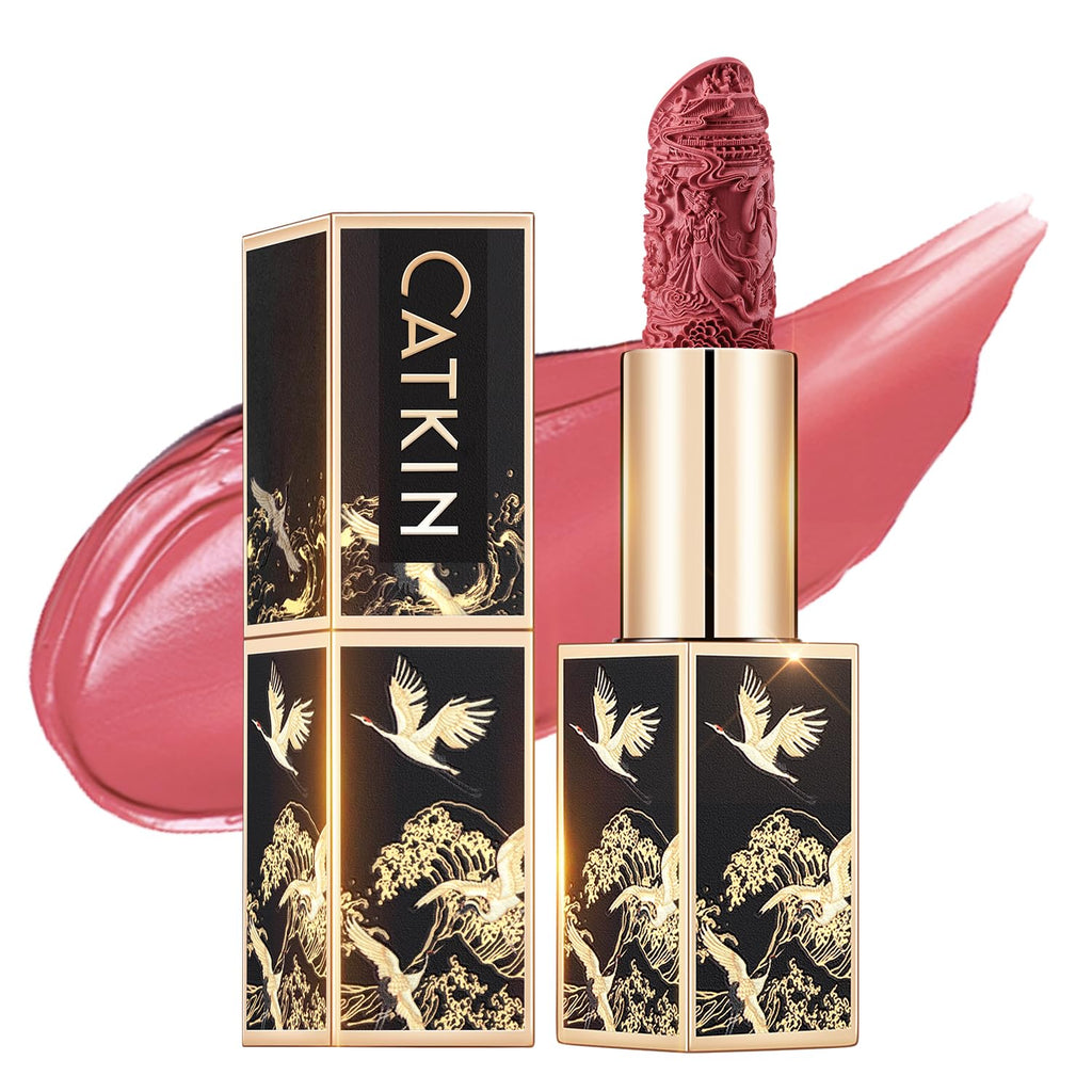 Catkin Moist Lipstick – Hydrating High-Impact Color (Pink Glow)