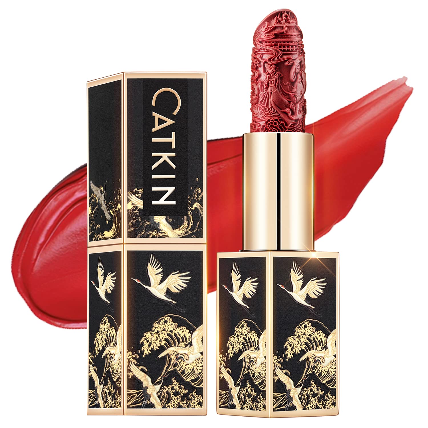 Catkin Moist Lipstick – Hydrating Matte Lip Color with Vitamin E & Avocado Oil