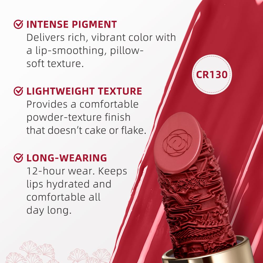 Catkin Moist Lipstick – Hydrating Matte Lip Color with Vitamin E & Avocado Oil