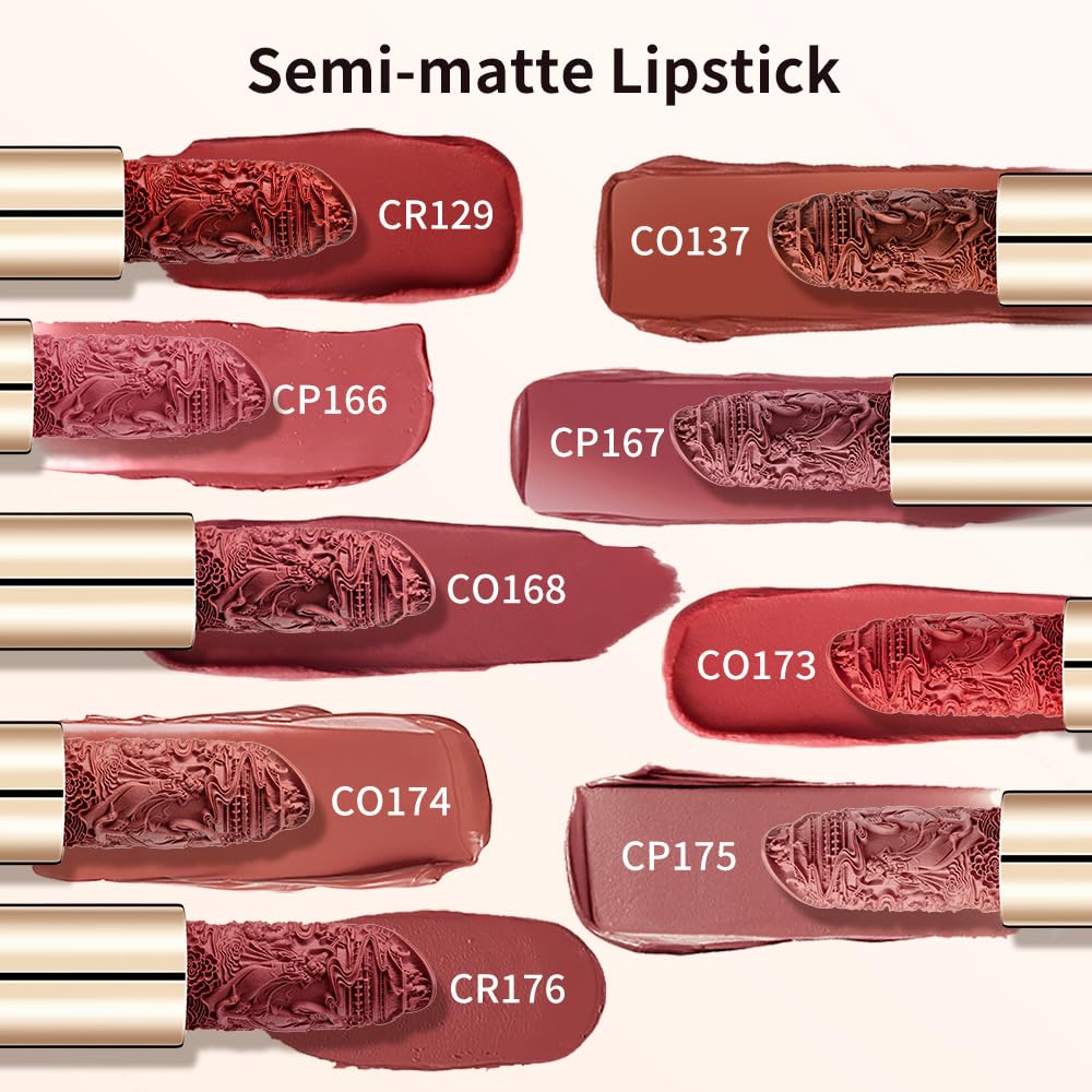 Catkin Semi-Matte Lipstick – Hydrating Color with Vitamin E & Avocado Oil