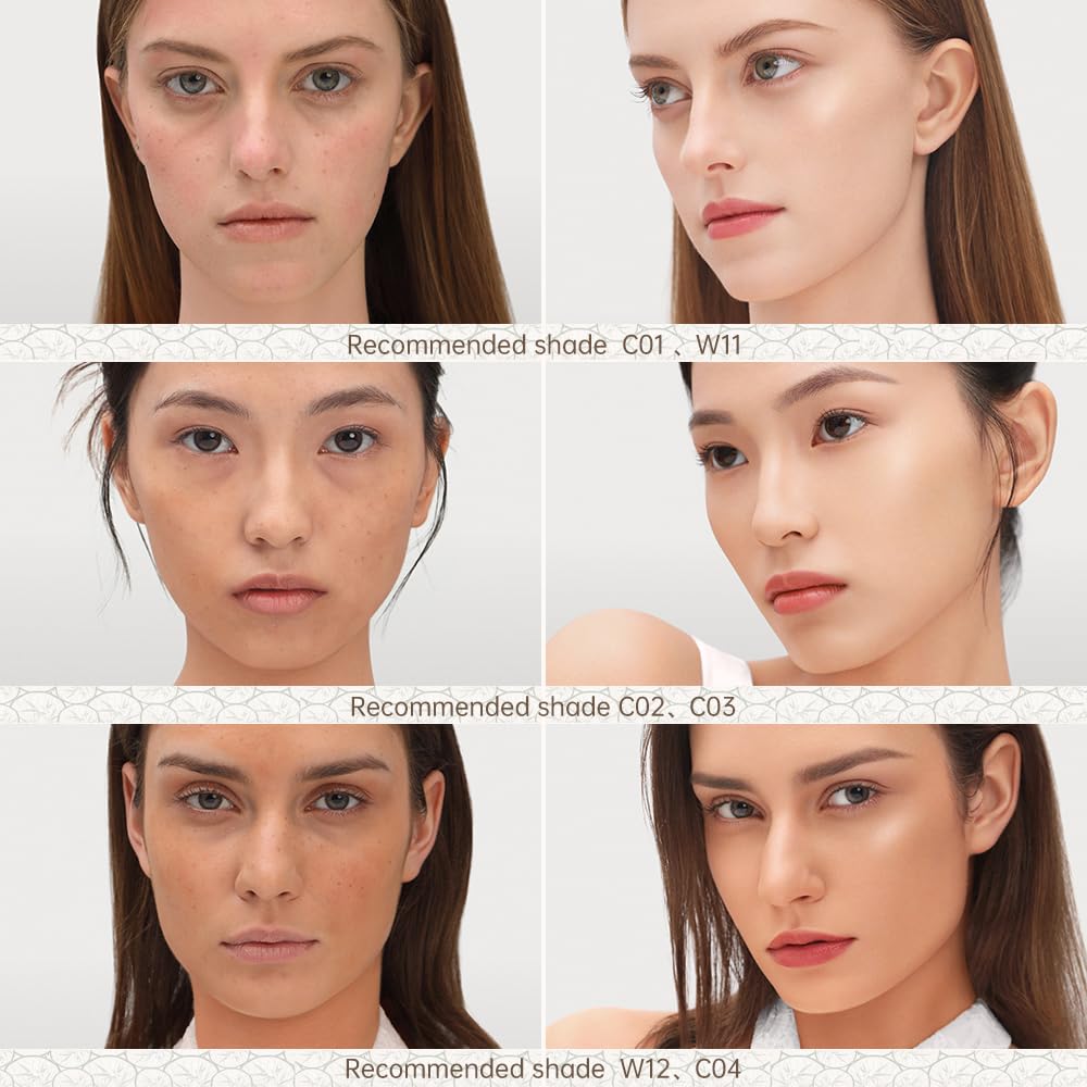 CATKIN Panda Land Full Coverage Cushion Foundation – Hydrating, Breathable, Poreless Finish (C01 Fair)